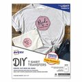 Avery Dennison Avery, FABRIC TRANSFERS, 8.5 X 11, WHITE, 12PK 3275